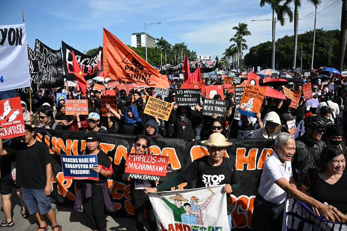 Illustrative photo for: Filipinos protests against corruption erupt in nationwide