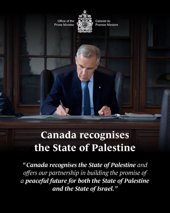 Illustrative photo for: UK, Canada, Australia Recognize Palestinian State Amid
