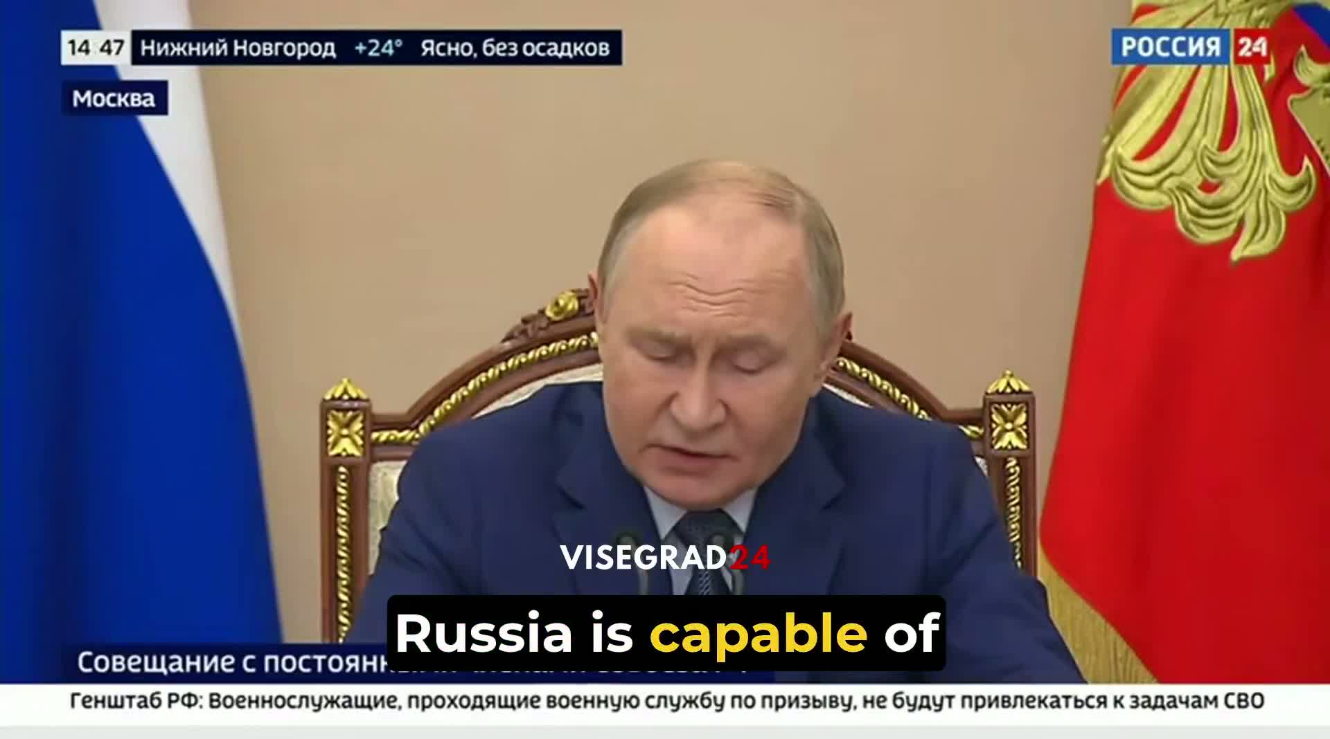 Illustrative photo for: Putin War Threats Criticism Escalate Amid Western Actions