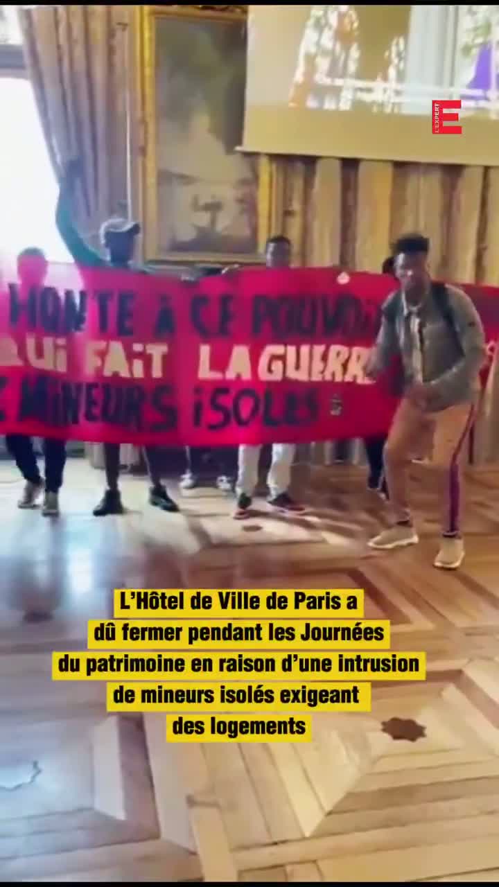 Illustrative photo for: Paris illegal migrant protest prompts City Hall closure