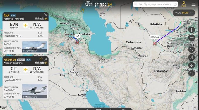 Illustrative photo for: Russian military aircraft Iran: Frequent Landings Signal