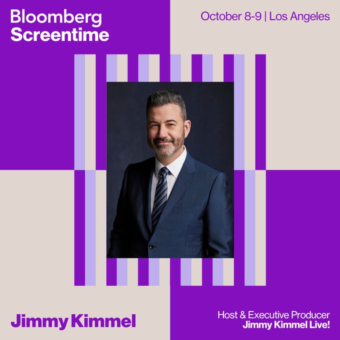 Illustrative photo for: Jimmy Kimmel Bloomberg interview to air October 8 at 7:40