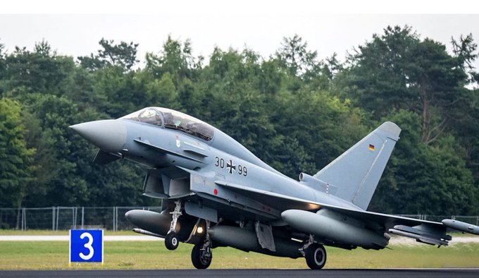 Illustrative photo for: Germany Eurofighter jet purchase: 20 jets for €3.75B,