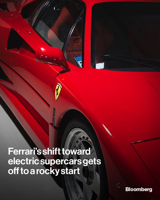Illustrative photo for: Ferrari Electric Supercar: Fans Gear Up for a Gas-Free