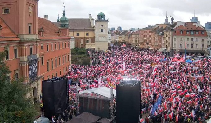 Illustrative photo for: Poland border protest Draws Thousands Opposing Open Borders