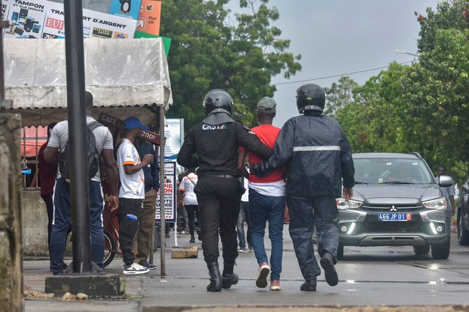 Illustrative photo for: Abidjan protest arrests: Over 200 detained at opposition
