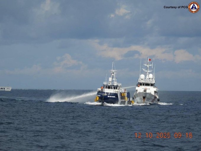 Illustrative photo for: China Coast Guard clash: Fires Water Cannon and Ramms