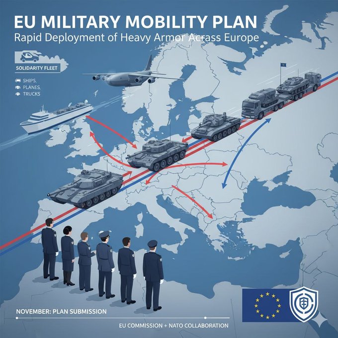 Illustrative photo for: European Commission to Reveal European Military Transport