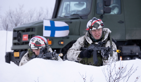 Illustrative photo for: Finland military exercise deployment: 15,000 troops to
