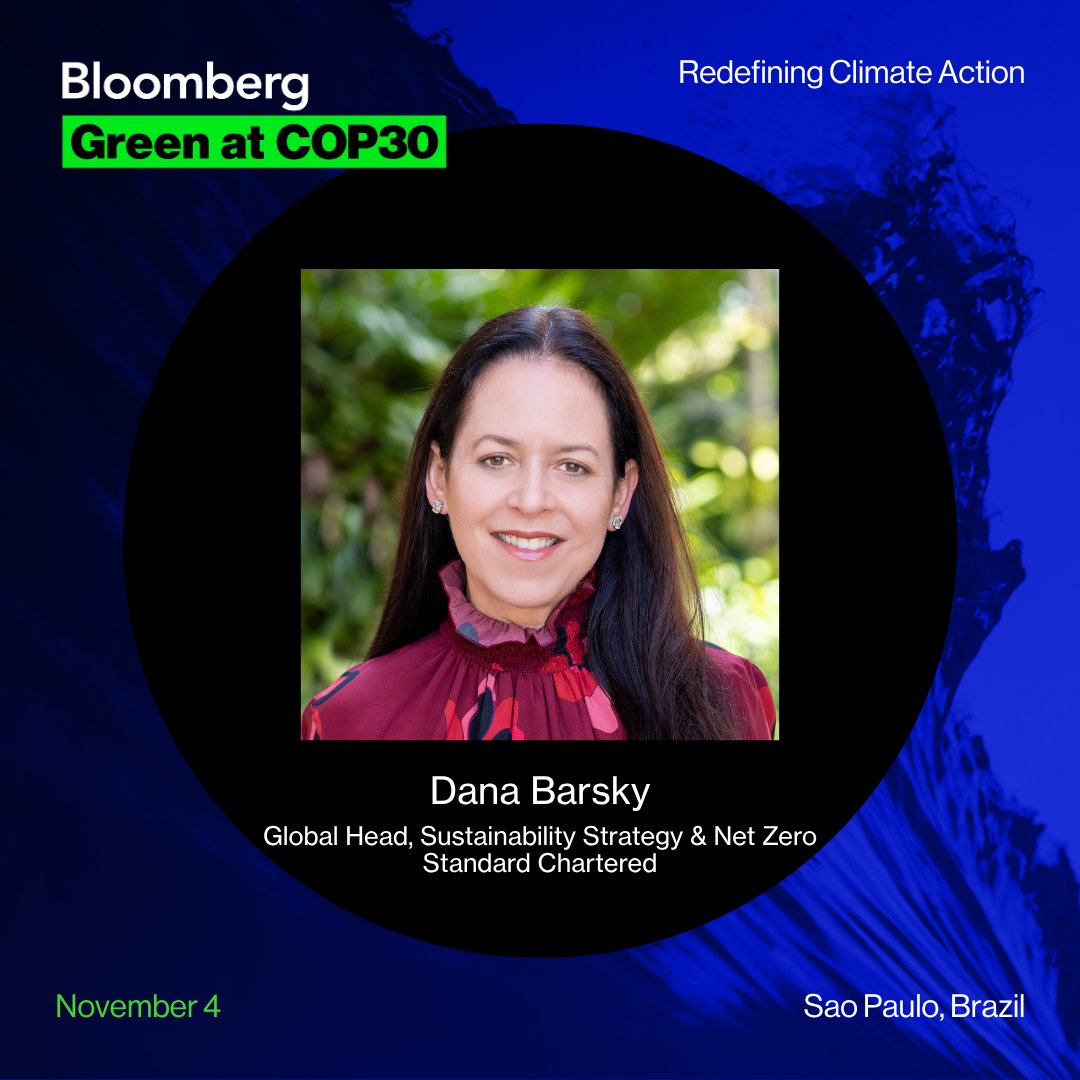 Illustrative photo for: StanChart Sustainability Strategy: Dana Barksy Discusses