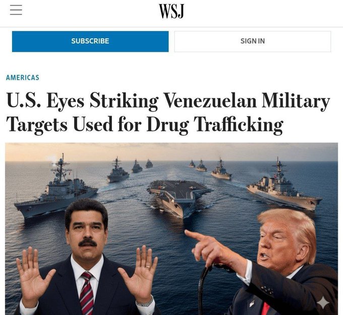 Illustrative photo for: U.S. Venezuela airstrikes Target Airports, Ports Over Drug