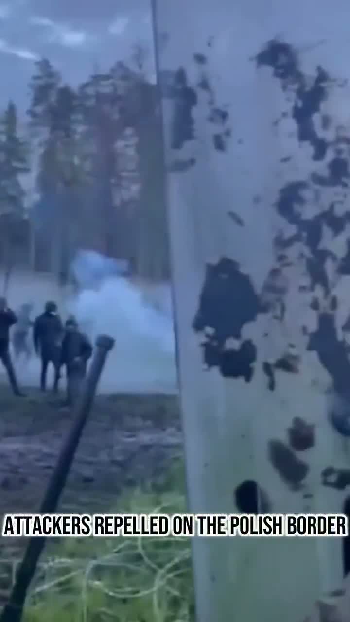 Illustrative photo for: Polish Border Guards Confront Migrants at Belarus Border —