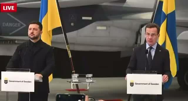 Illustrative photo for: Sweden Ukraine fighter jet agreement boosts Ukraine's air