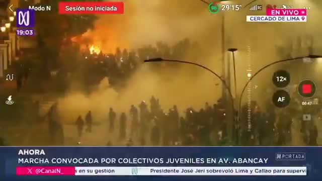 Illustrative photo for: Peru protests state of emergency as Gen Z-led