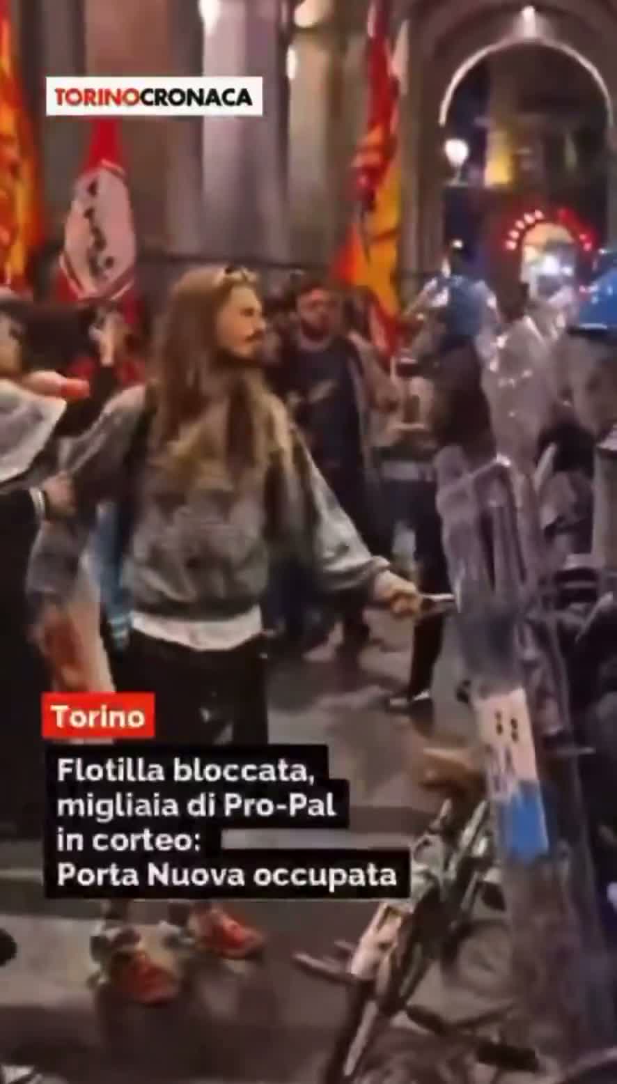 Illustrative photo for: Italian protests police violence after clashes in Turin