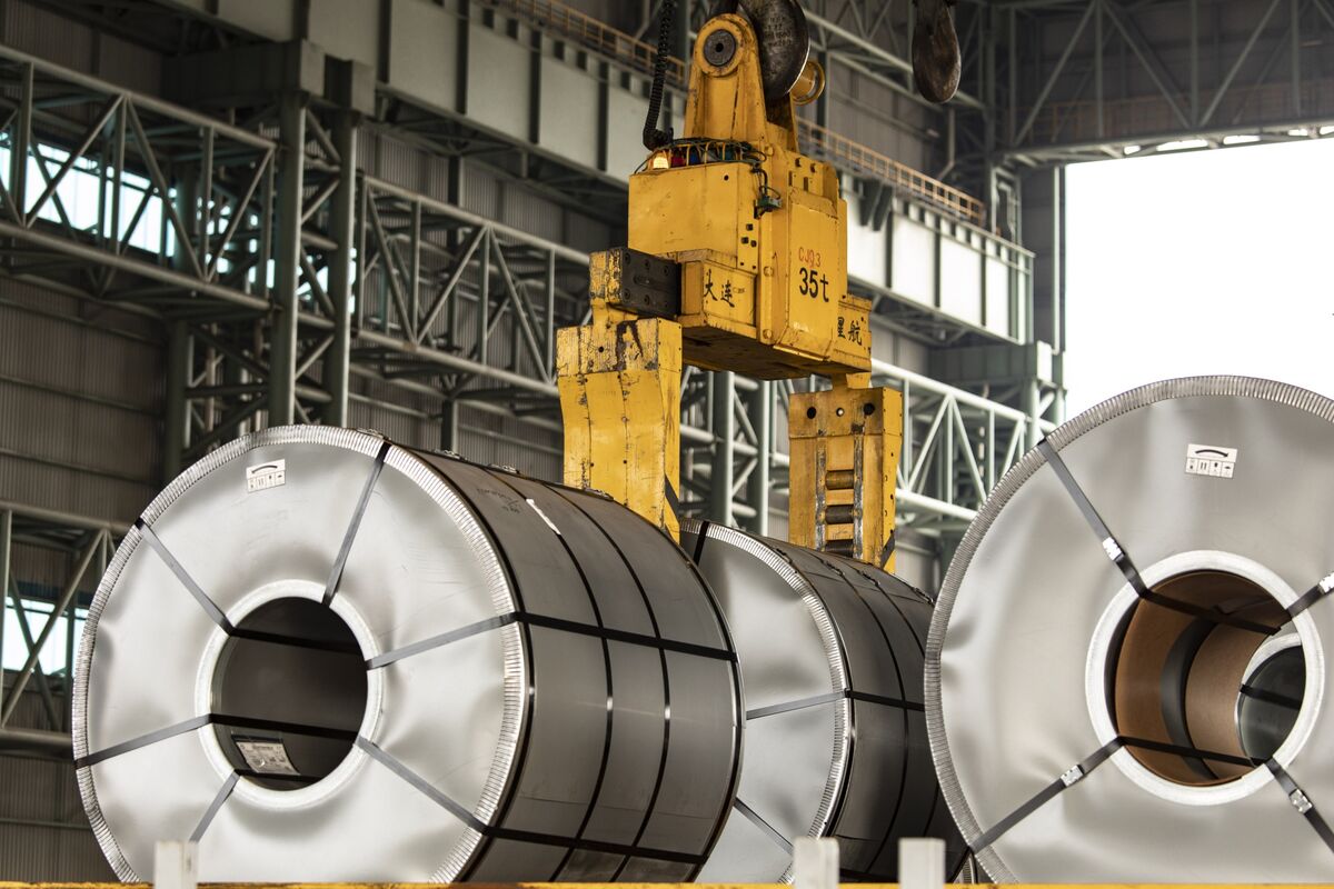 Illustrative photo for: Cheap steel imports India threaten steel expansion goals,