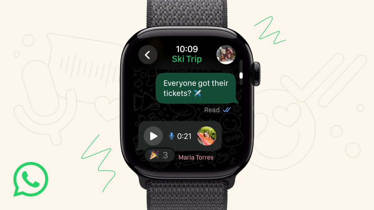 Illustrative photo for: WhatsApp Standalone Apple Watch App Launched for Easier