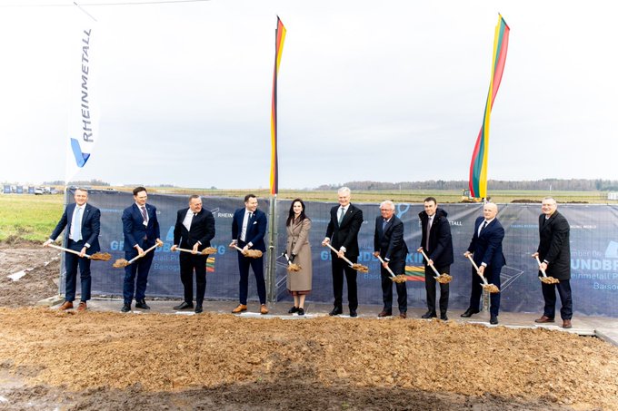 Illustrative photo for: Rheinmetall artillery shell plant in Lithuania to produce