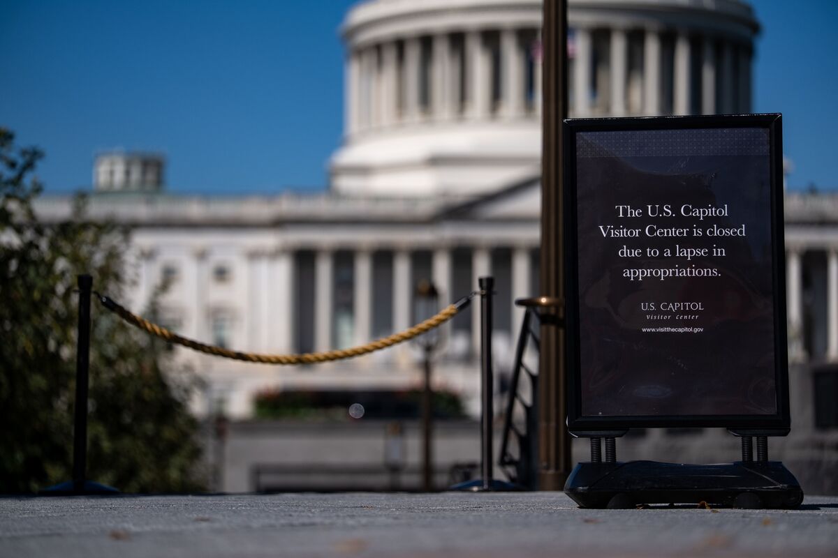 Illustrative photo for: US government shutdown duration hits record length on