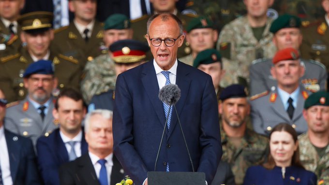 Illustrative photo for: Merz Urges Germany EU Strongest Army with Increased Spending