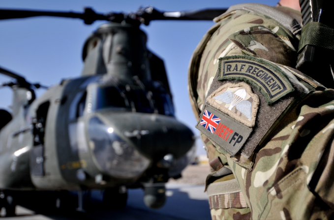 Illustrative photo for: UK troops Belgium drone: Royal Air Force deploys amid