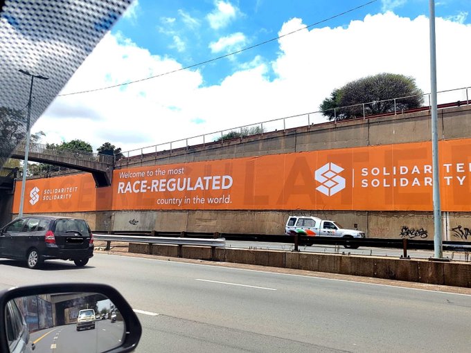 Illustrative photo for: Solidarity Movement G20 Protest Banner Criticizes South