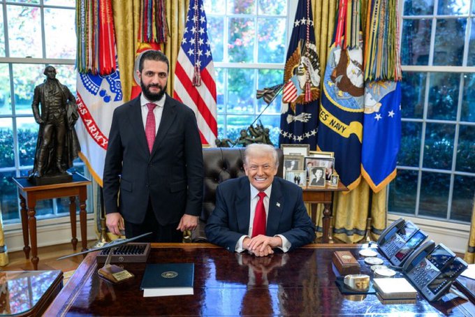 Illustrative photo for: Trump Meeting Syrian President Ahmed Hussein al-Sharaa at
