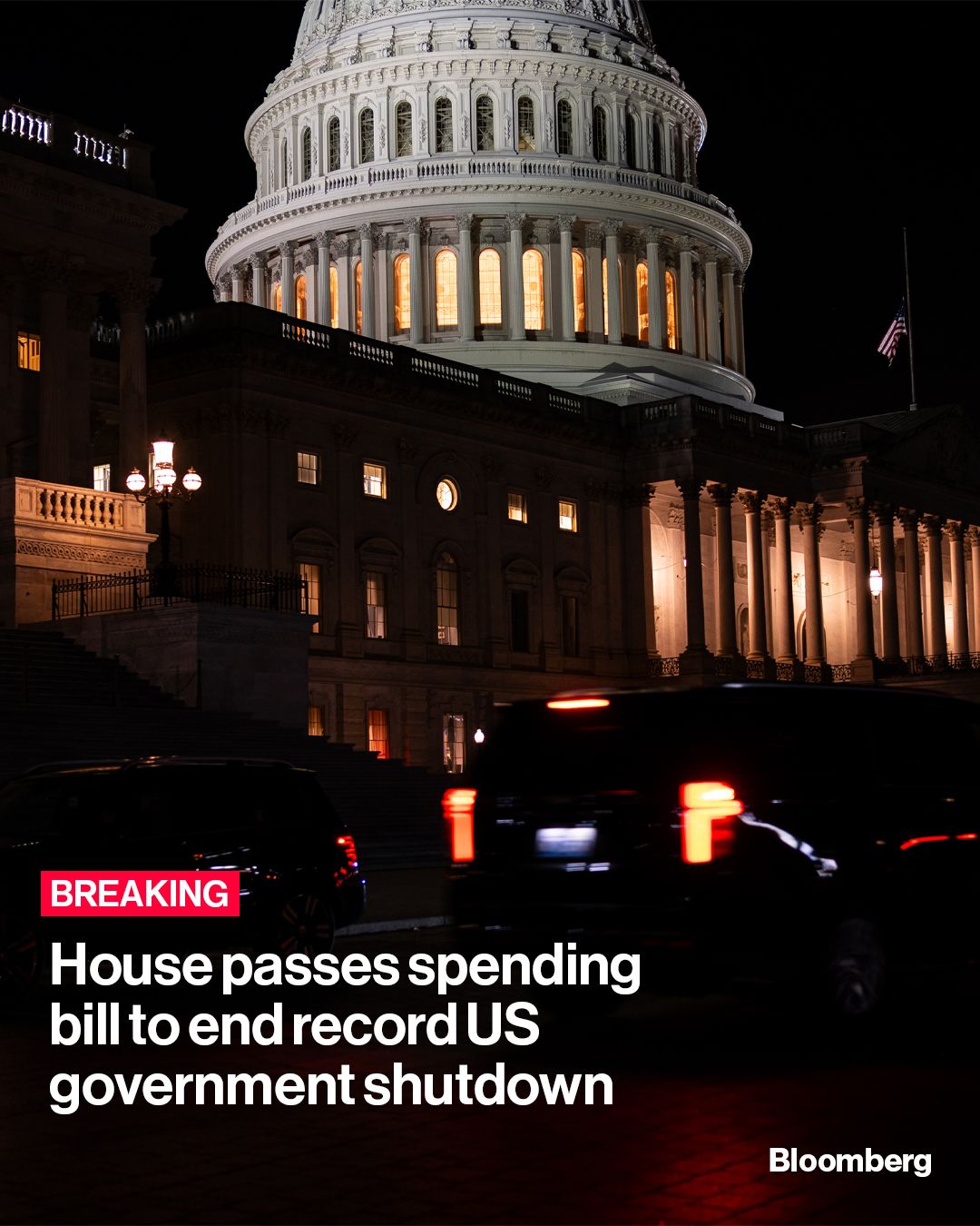 Illustrative photo for: House Approves Temporary Funding Bill to End Historic