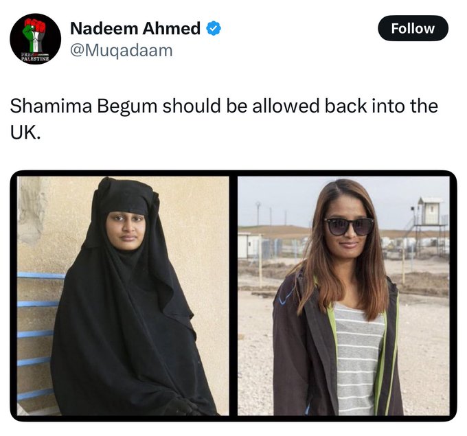 Illustrative photo for: Shamima Begum ISIS involvement: From Morality Police to