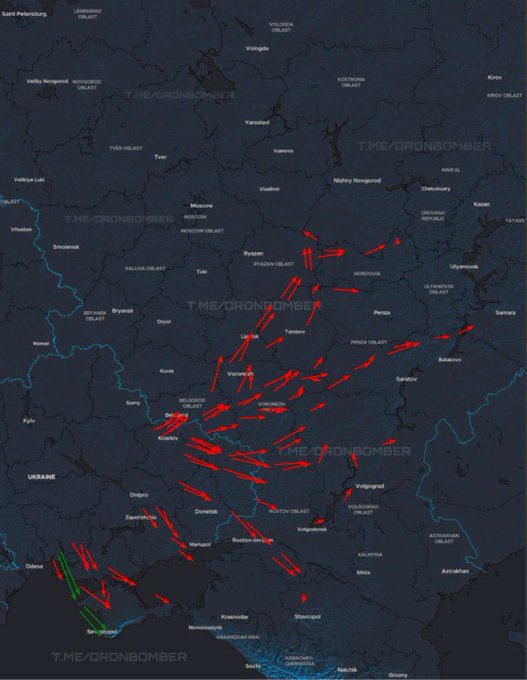 Illustrative photo for: Ukraine drone swarm attack targets Russian oil refineries