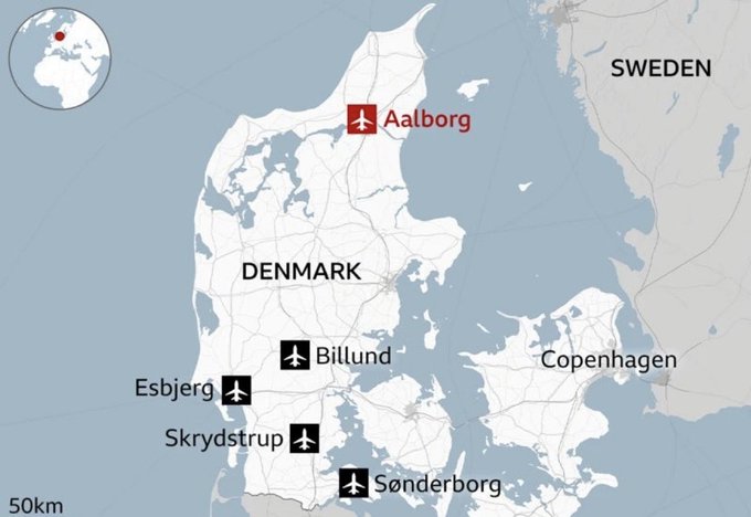 Illustrative photo for: Aalborg Airport drone shutdown After Unknown Drones