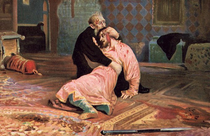 Illustrative photo for: Ivan the Terrible heir death: Son dies protecting pregnant