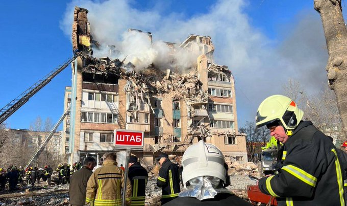 Illustrative photo for: Russian missile strike toll: 26 killed, 26 missing, 96