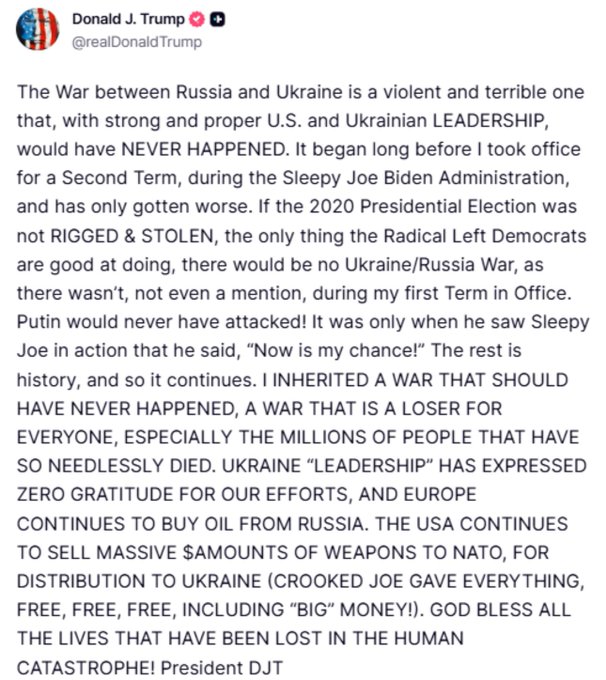 Illustrative photo for: Ukraine gratitude Russia oil: Trump criticizes Ukraine’s