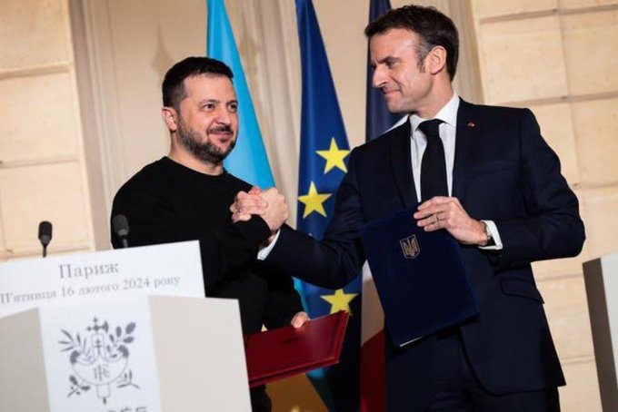 Illustrative photo for: Zelensky Macron peace statement: Talks on Ukraine and