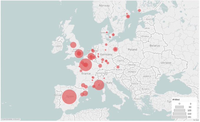 Illustrative photo for: Islamist Terrorism Europe: Analysis of Attack Deaths