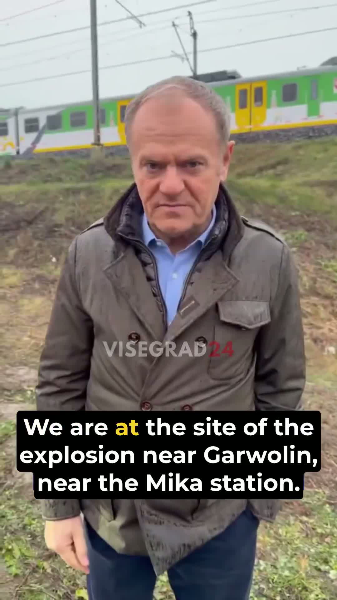 Illustrative photo for: Polish sabotage train explosion: Prime Minister Tusk