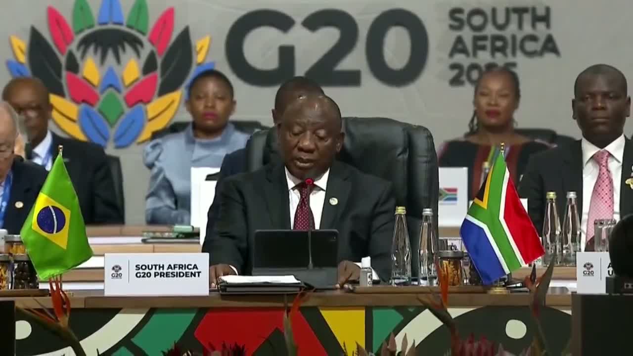 Illustrative photo for: South African President Cyril Ramaphosa Highlights G20