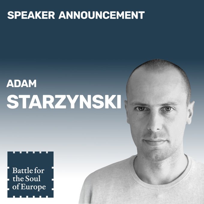 Illustrative photo for: Adam Starzyński Europe speaker at Soul of Europe Conference