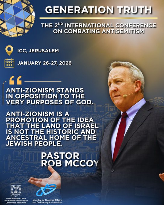 Illustrative photo for: Opposition to Anti Zionism: Pastor Rob McCoy on God's