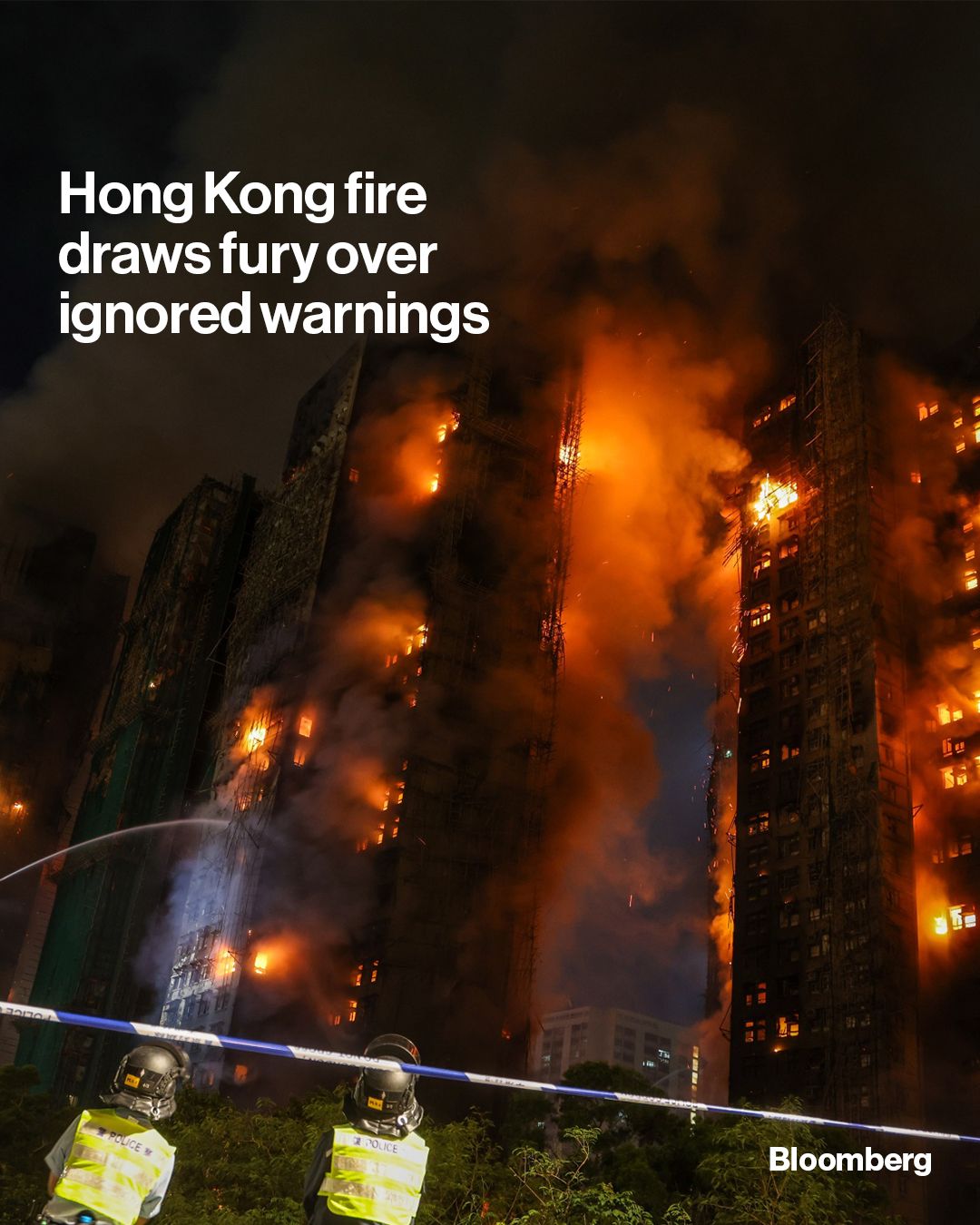 Illustrative photo for: Hong Kong Housing Fire Preventable, Sparks Dissent: