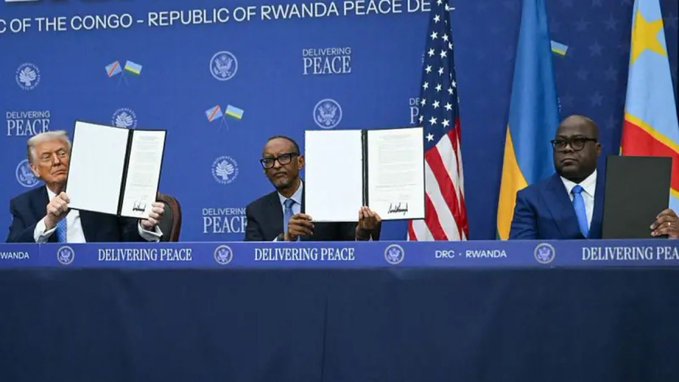 Illustrative photo for: Rwanda DR Congo peace deal signed after leadership talks