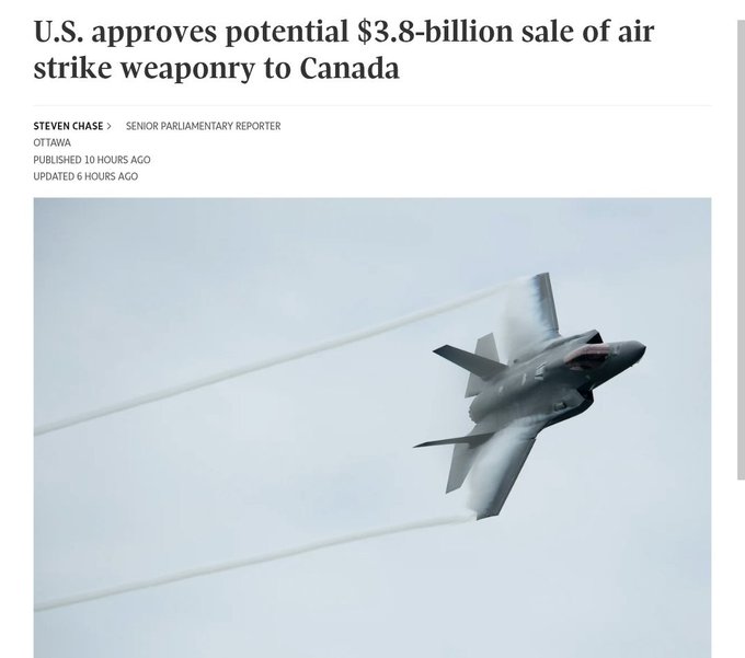 Illustrative photo for: Canada to Spend $3.8B on U.S.-Made Air-Dropped Munitions —