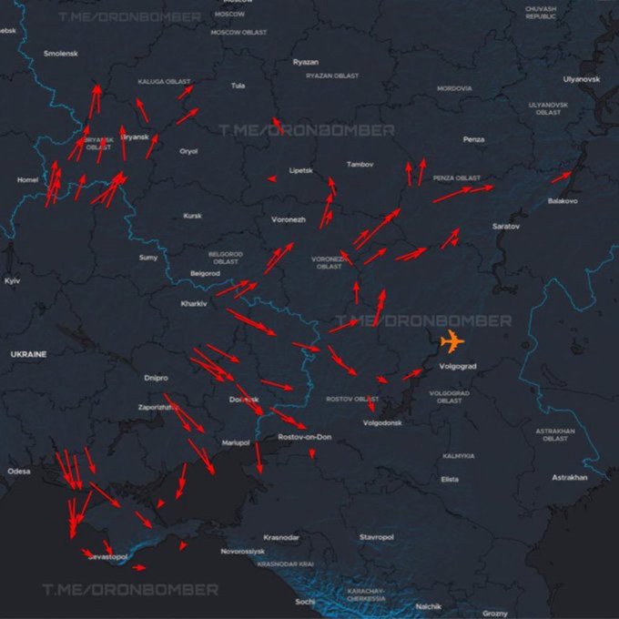 Illustrative photo for: Ukraine drone swarm attack Targets Russian Refineries and