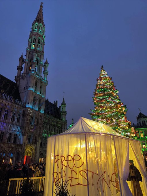 Illustrative photo for: Brussels Nativity Scene Vandalized in the EU Capital
