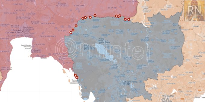 Illustrative photo for: Thai Cambodian border clashes escalate across provinces