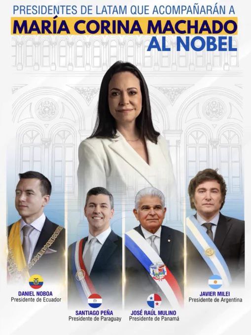Illustrative photo for: Norwegian Nobel Committee Confirms Venezuelan Opposition