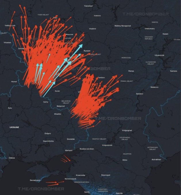 Illustrative photo for: Ukraine missile drone attack Targets Russia and Moscow