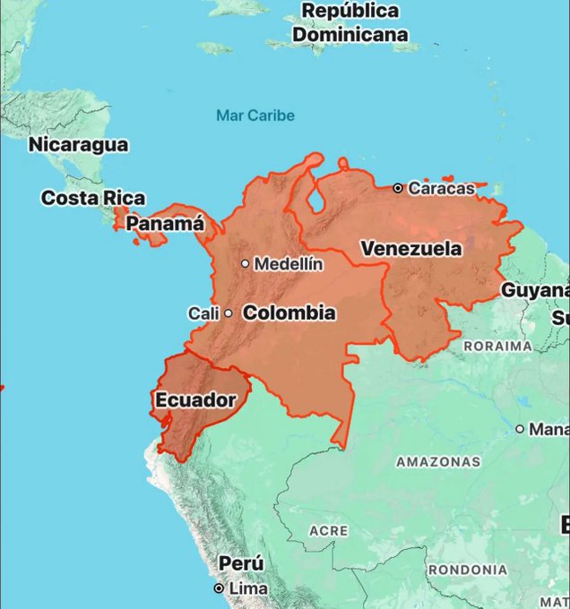 Illustrative photo for: Maduro Calls for Recreating Gran Colombia and Urges