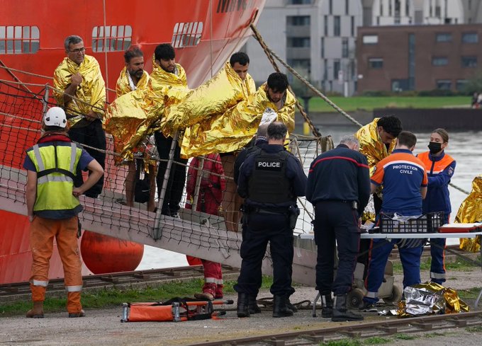 Illustrative photo for: Illegal boat migrants UK: Over 700 Arrivals Today,